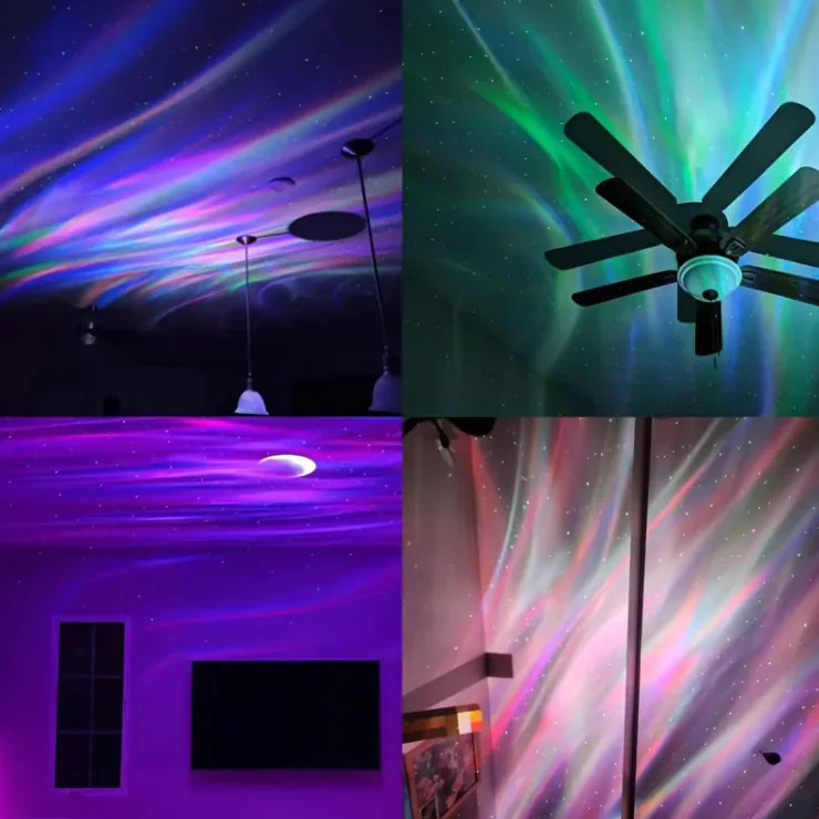 2-in-1 Galaxy & Ocean Wave Projector