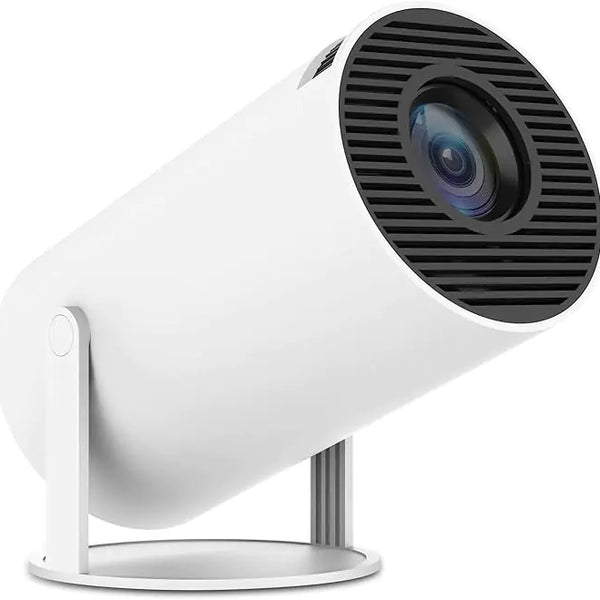 Mini Projector 4K 1080P Support, Portable Projector WiFi6 BT 5.0 Android 11, Smart Projector Auto Horizontal Correction,180°Rotatable Outdoor Movie Projector Compatible with Phone